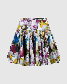 Dolce&Gabbana Nocturnal Flower floral print skirt F4CFATHS5Q2
