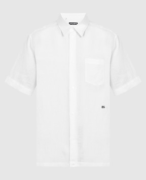 Dolce&Gabbana White linen shirt G5KE1TFU4IK
