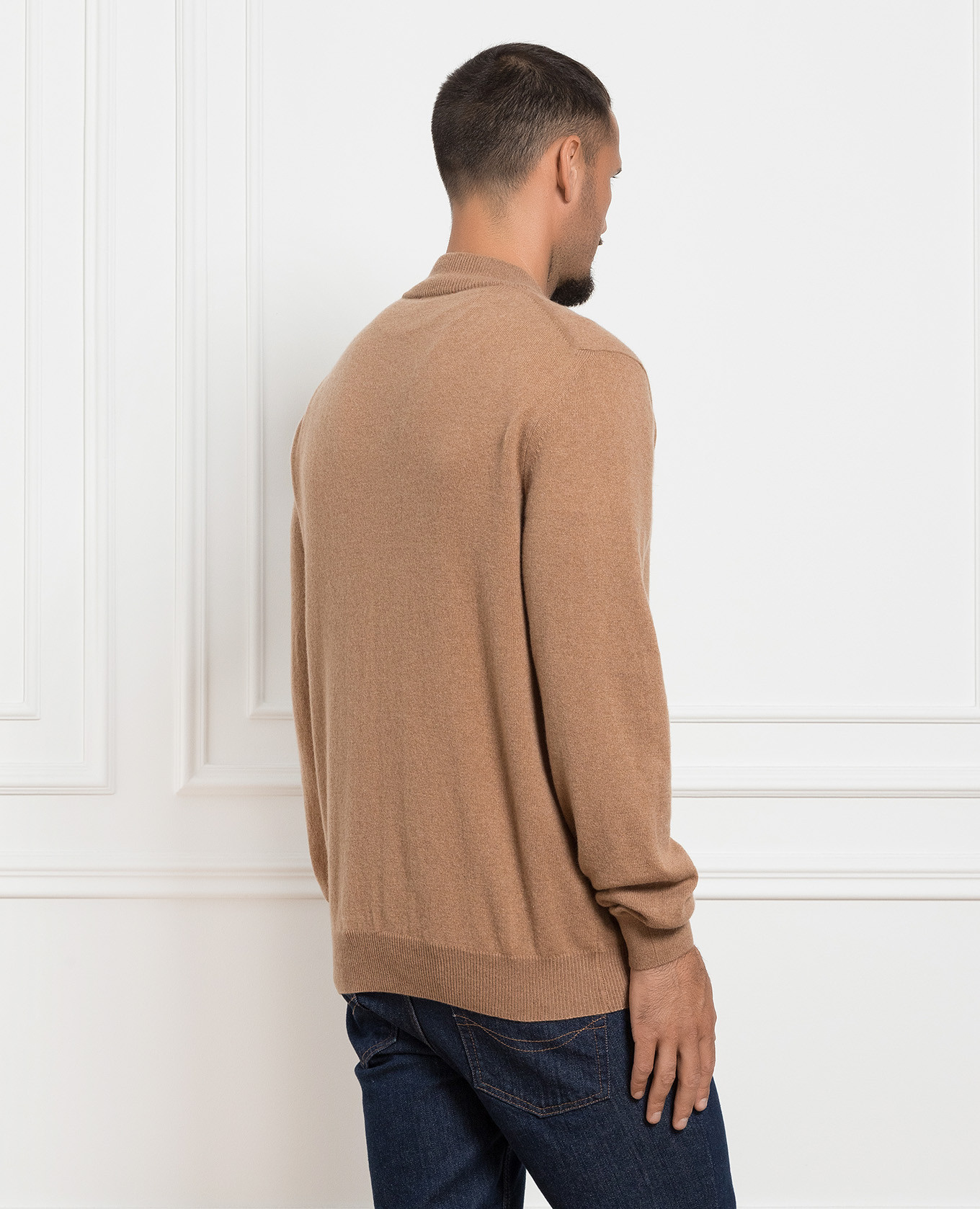 Brown cashmere cardigan Cashmere&Whiskey 4