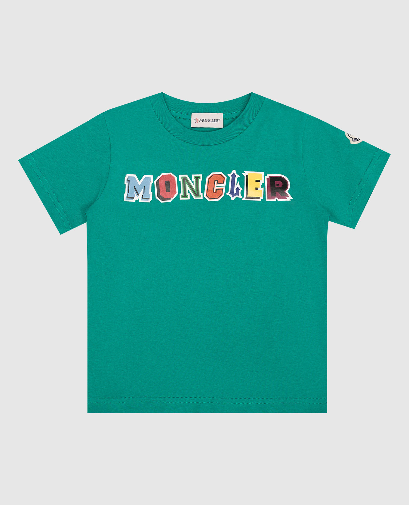

Children's green t-shirt with logo print Moncler ENFANT