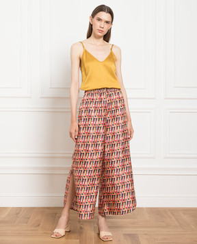 Max Mara Yellow top with crystals LUME