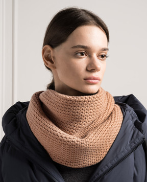 Ballantyne Brown woolen scarf B1F0545W060