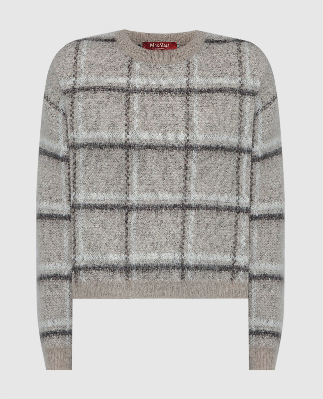 

Panarea brown check sweater Max Mara