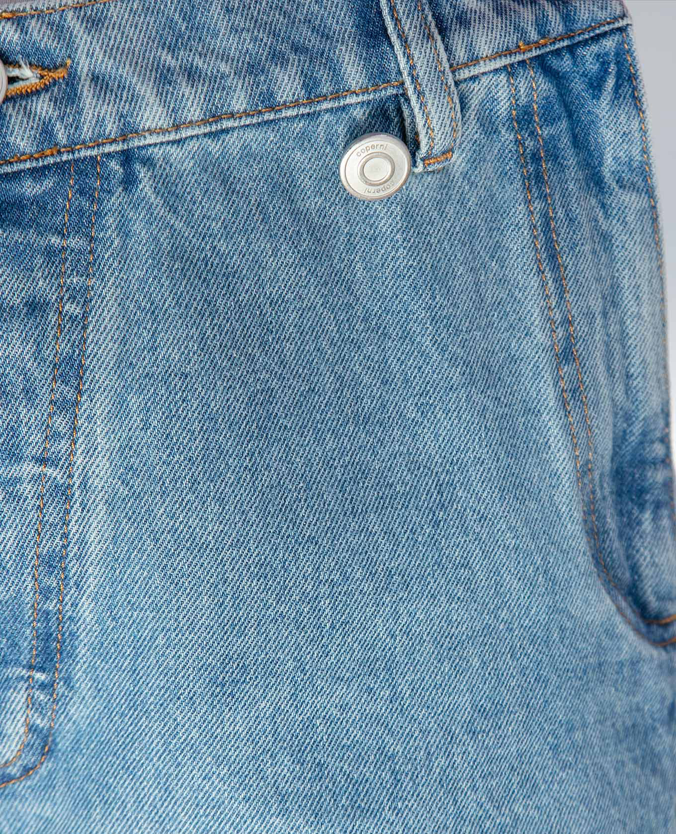 

Blue denim shorts Coperni, Light blue