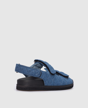 Babe Pay Pls Quilted denim sandals 988847
