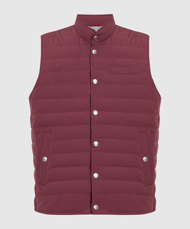 Maroon down vest best sale