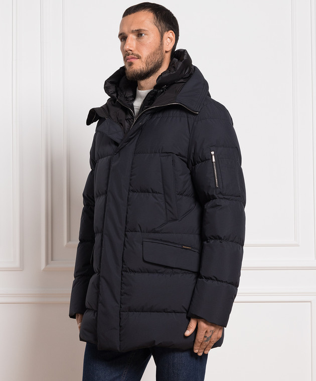 MooRER - Davide-STP blue down jacket DAVIDESTP - buy with Sweden 
