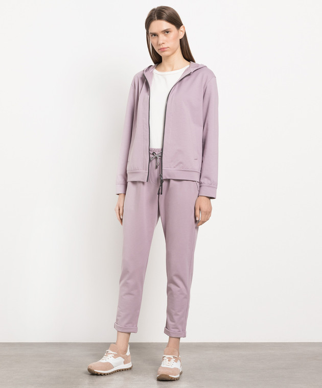 【送料&関税込】Brunello Cucinelli Violet Pants With Monil D Brunello Cucinelli Violet Pants With Monil Detail On The