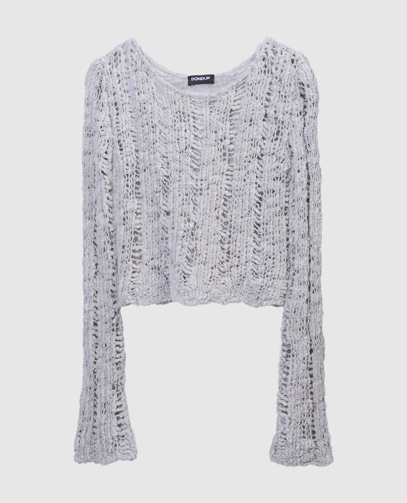 

Gray openwork jumper Dondup, Grey