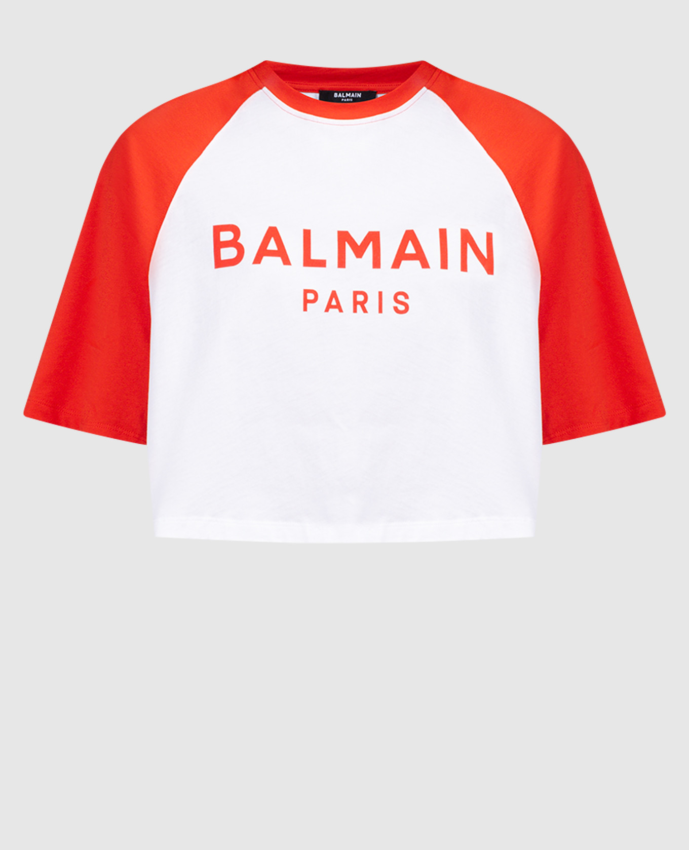 

White t-shirt with logo print Balmain