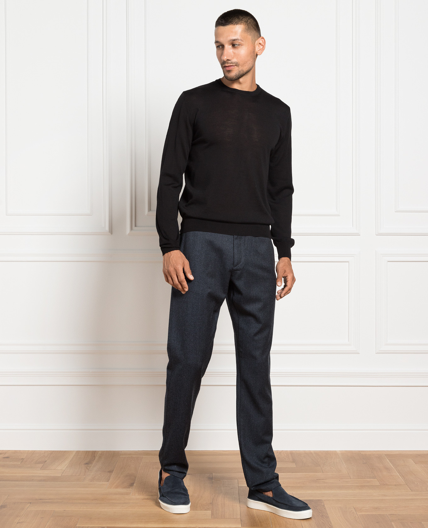 

Blue pants made of wool Canali