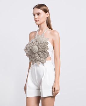 LOU LOU Top with crystal appliqué 0169