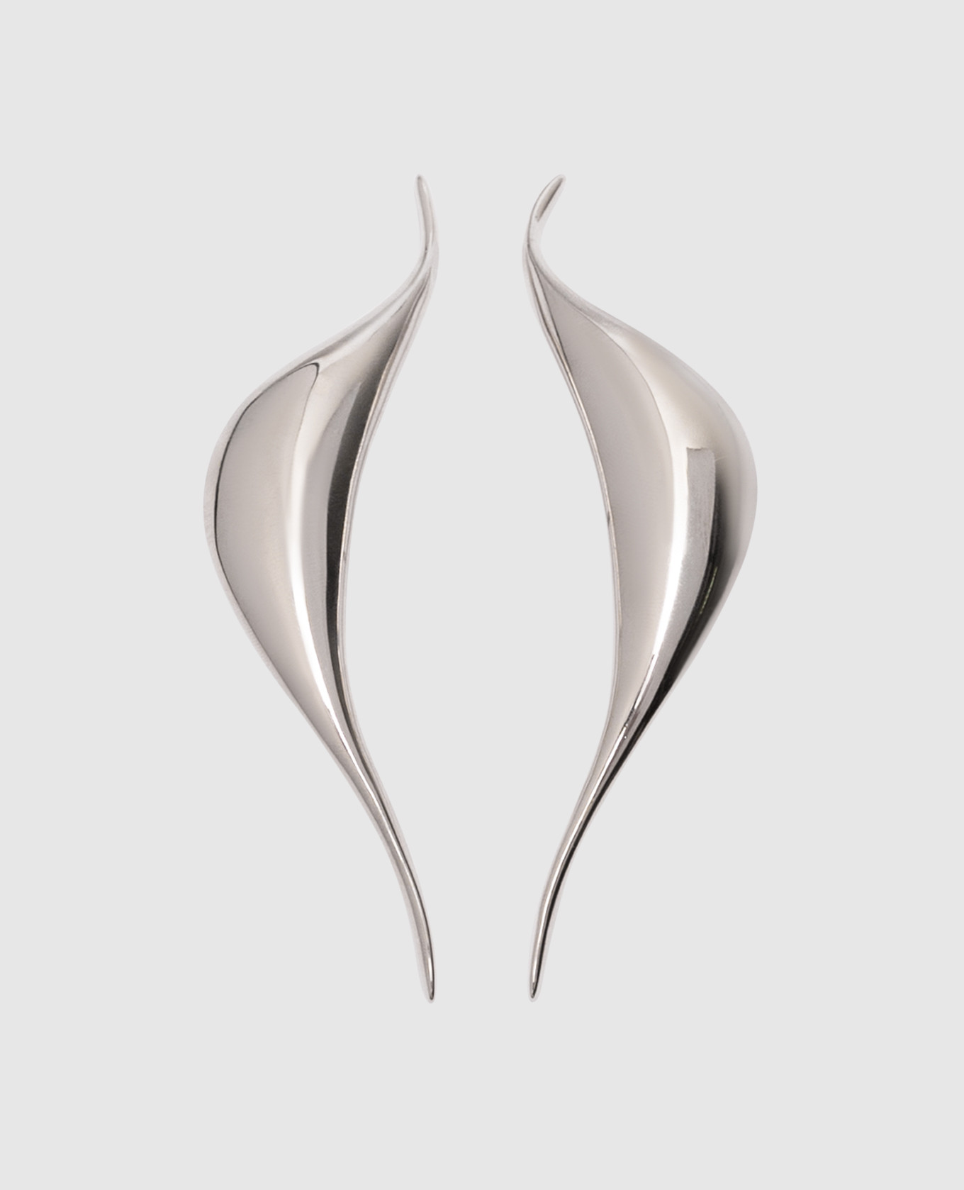 

Silver earrings Thierry Mugler