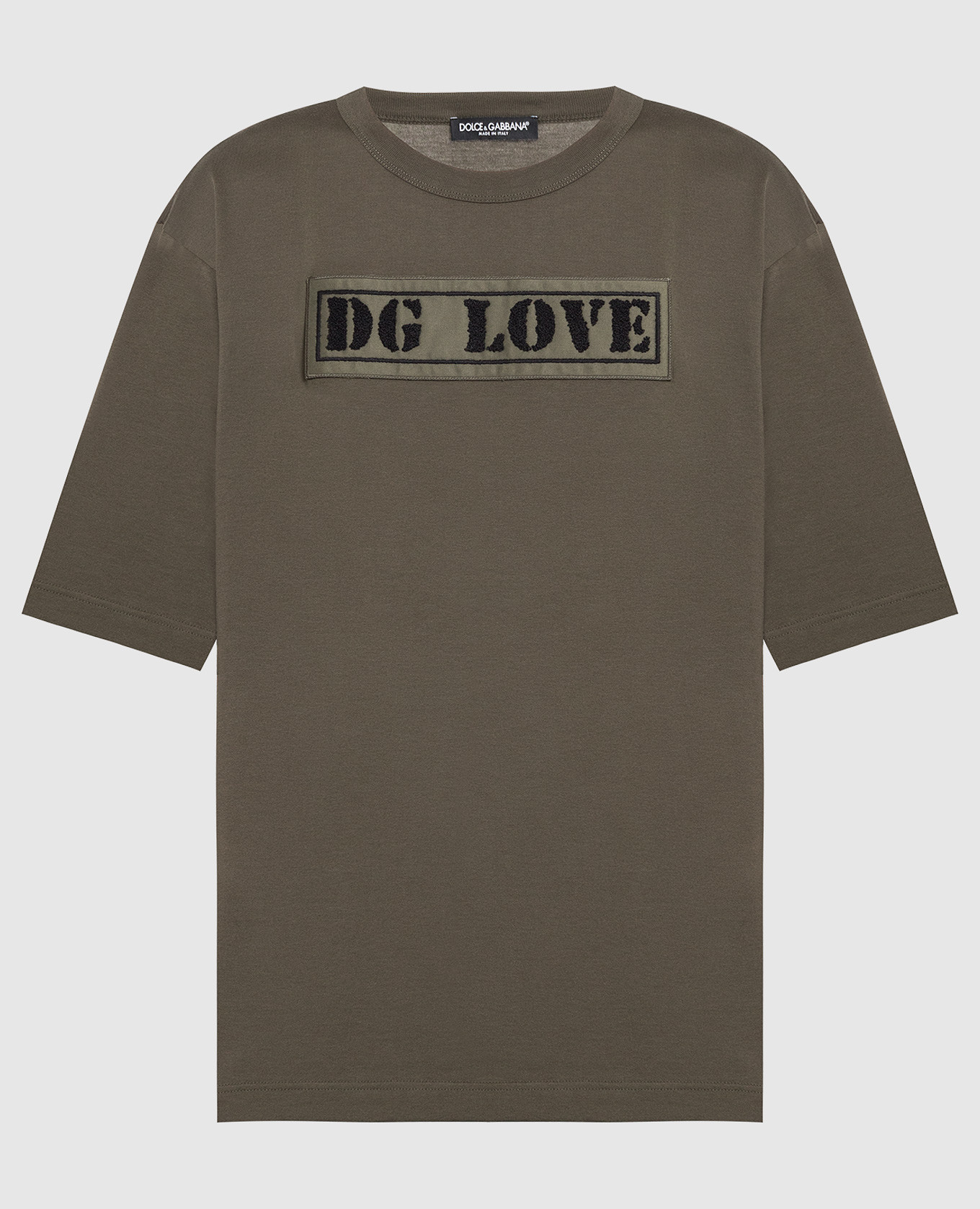 

Green t-shirt with logo Dolce&Gabbana