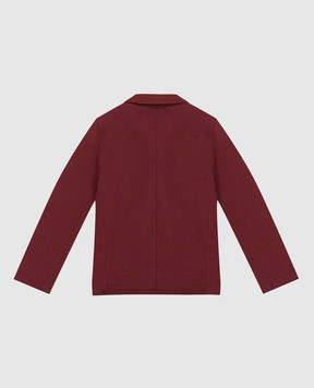 Stefano Ricci Children's burgundy blazer KY01012J02Y19496