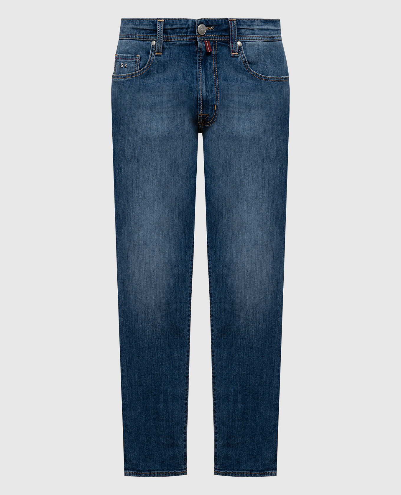 

Blue MICHELANGELO jeans with a distressed effect Tramarossa, Синий