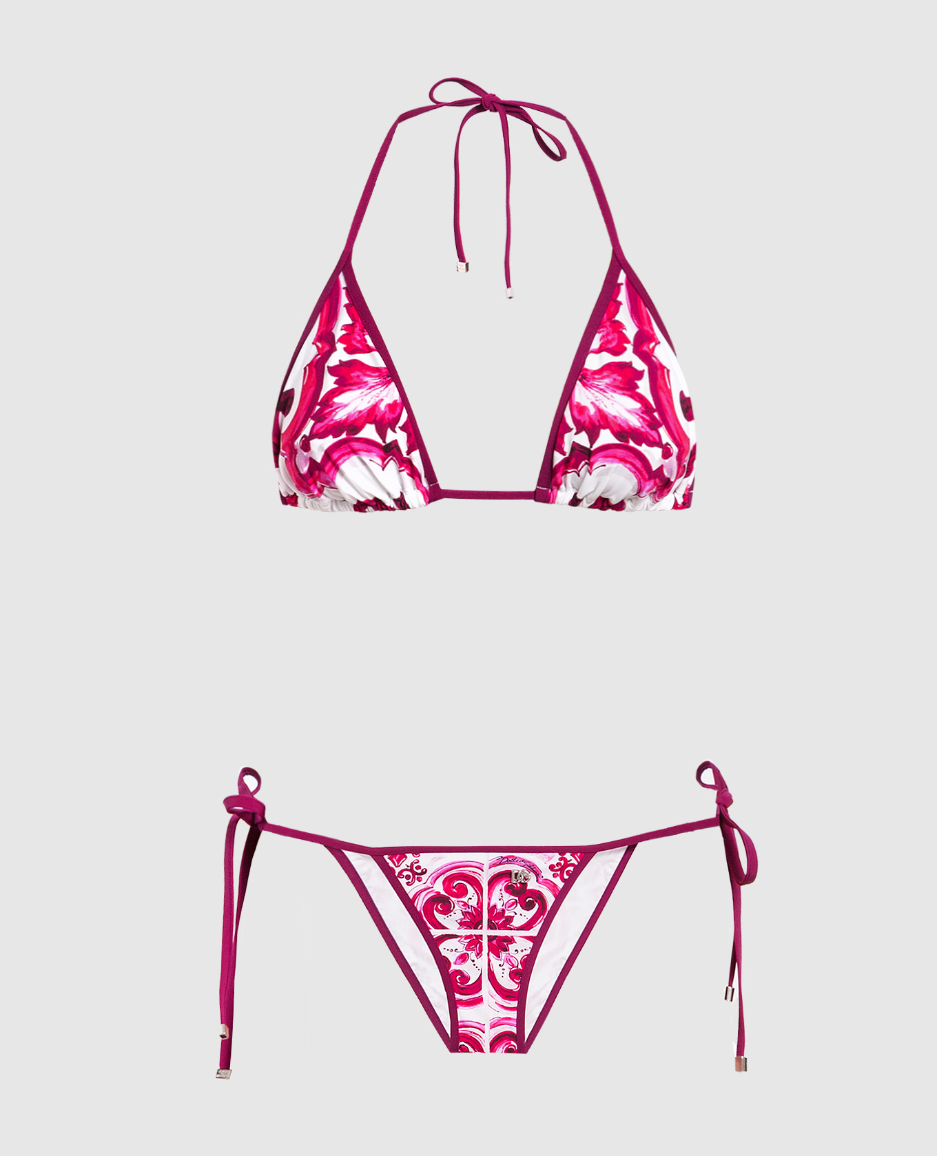 Swimsuit in majolica print dolce&gabbana