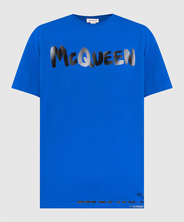 Tシャツ・カットソー alexander mcqueen GRAFFITI PRINT T-SHIRT (622104 QVZ570922) Alexander McQueen Logo graffiti-print t-shirt | Black | FARFETCH
