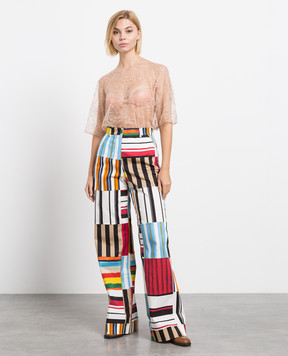 Dolce&Gabbana Wide trousers in print FTB1RTGDY77