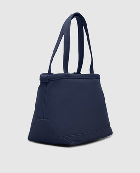 Vilebrequin Blue MARINE beach bag with logo BREU3100