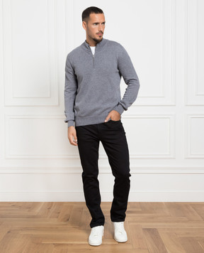 Cashmere&Whiskey Gray cashmere jumper MU8661312341R