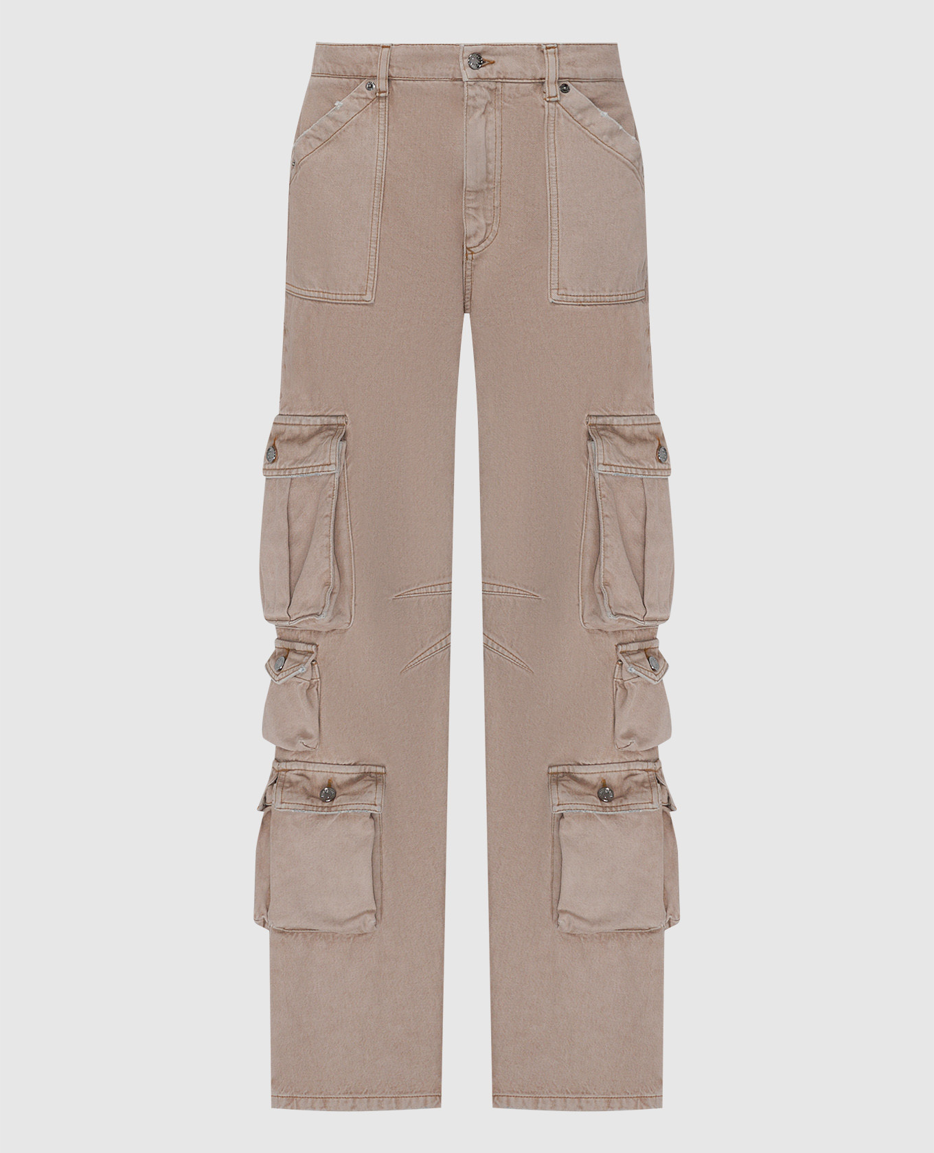 

Beige cargo jeans with metallic logo Dolce&Gabbana, Black