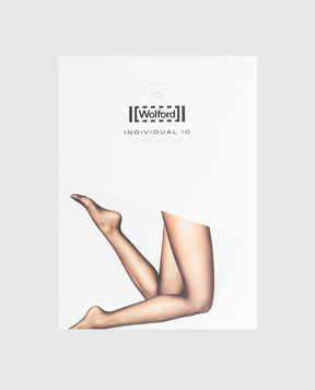 Wolford Individual dark beige tights 10 den 18382