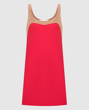Valentino Red dress made of wool and silk 2B0VA3R01CF