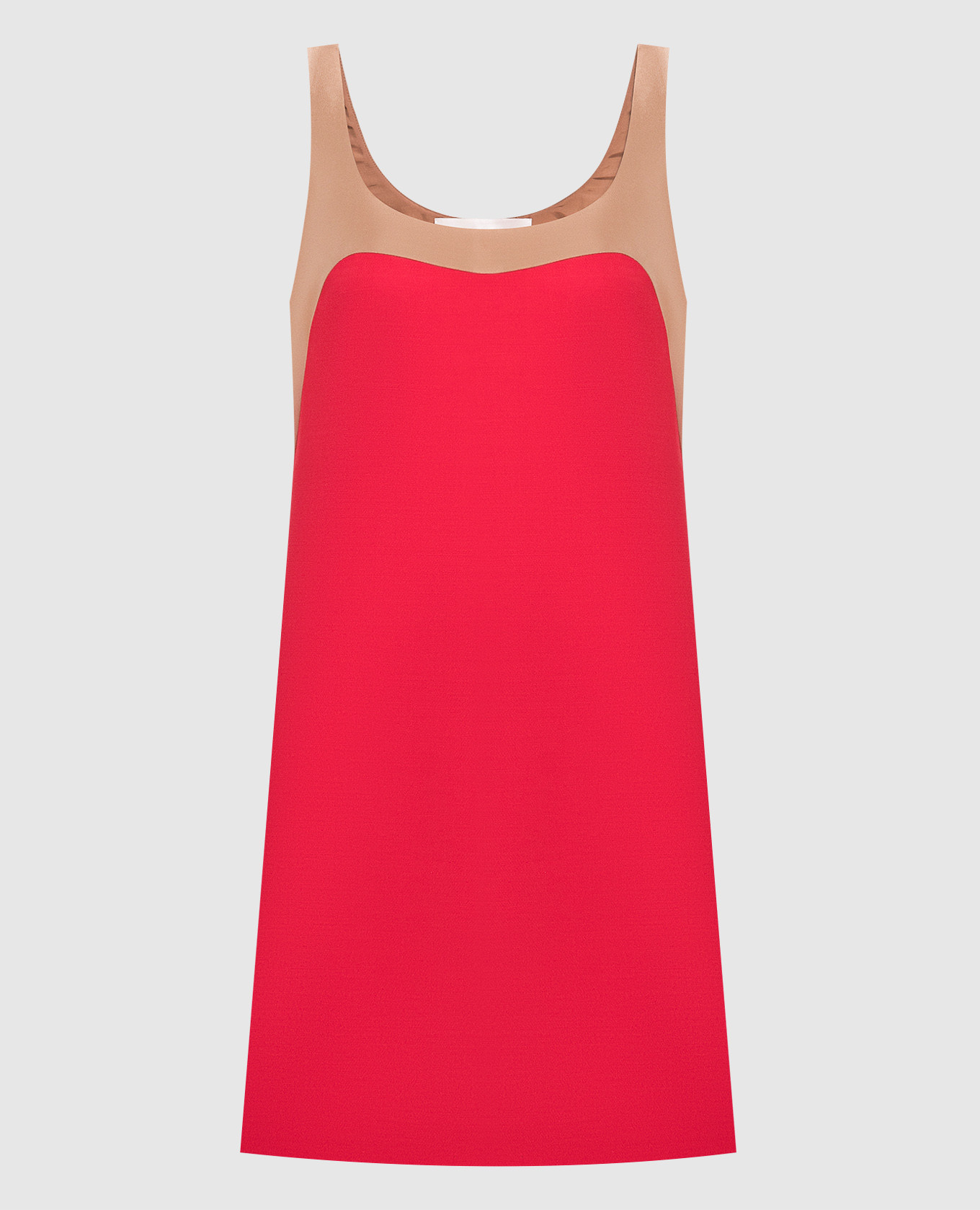 Red dress made of wool and silk Valentino
