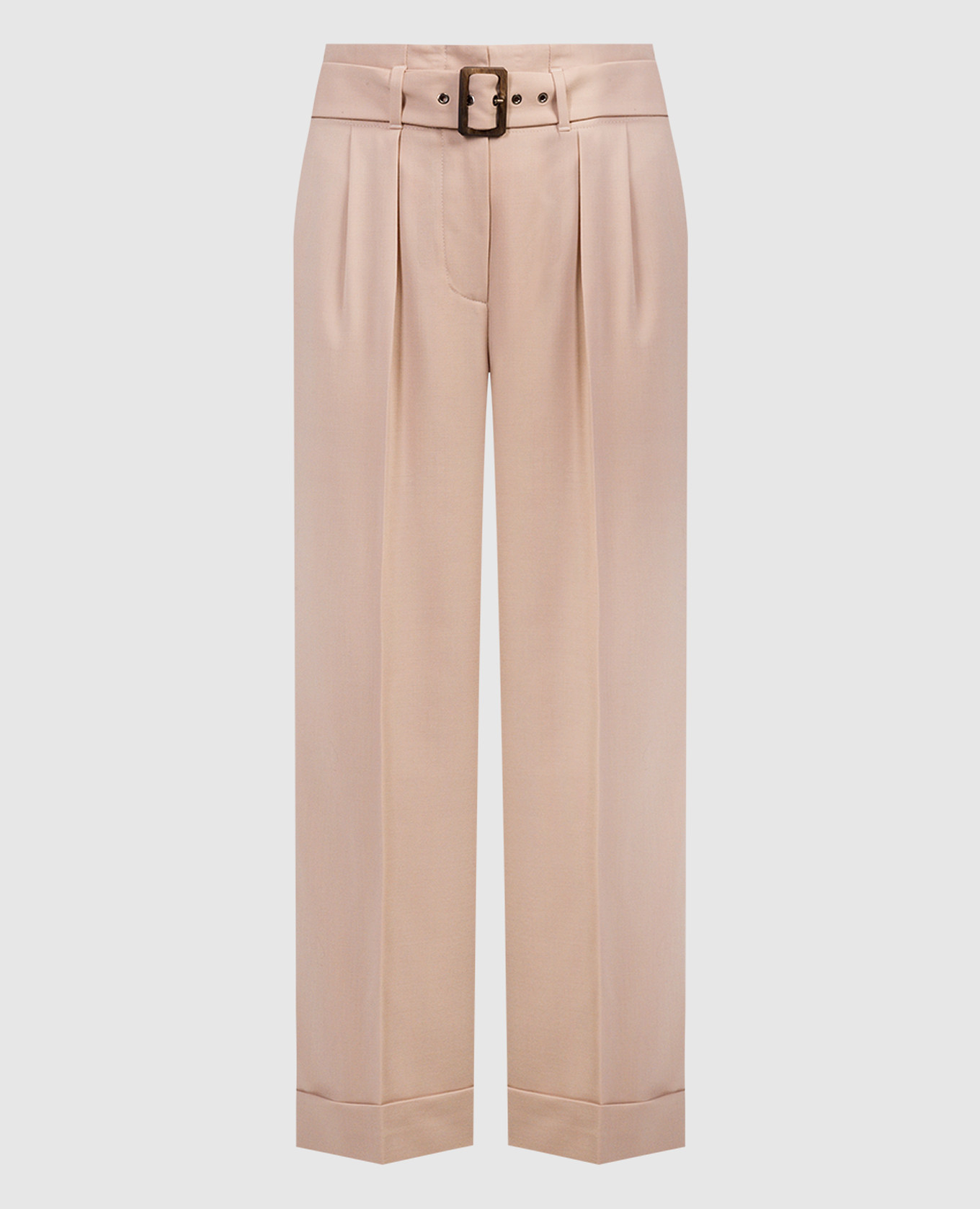

Beige trousers with a high fit Peserico