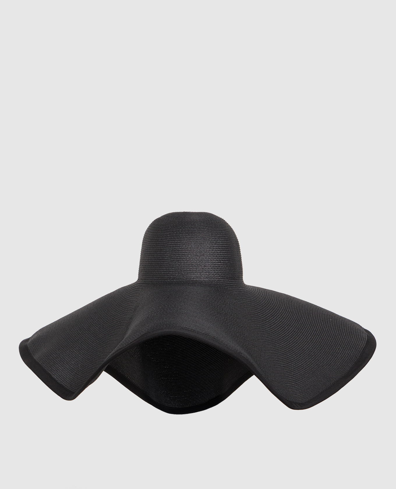 Max Mara MM Logo Hat Black Berretto nero in misto lana MM Max Mara con flag logo in  main image 4