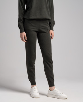 Ballantyne Green wool joggers B1T06112WE4