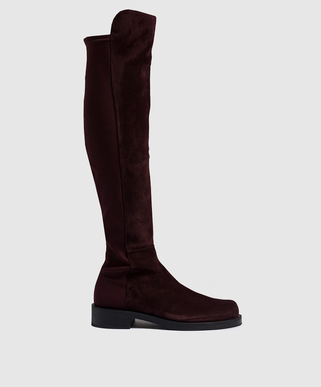 Burgundy 50 50 Stuart Weitzman Boots New STUART WEITZMAN 5050 City
