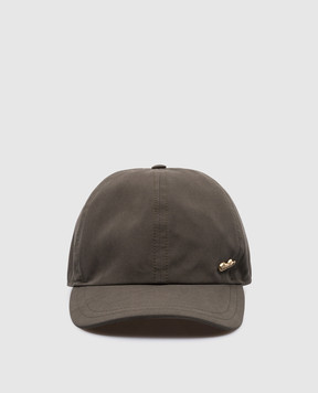 Borsalino Khaki Logo Hiker Rain Cap B95174BVAA0019