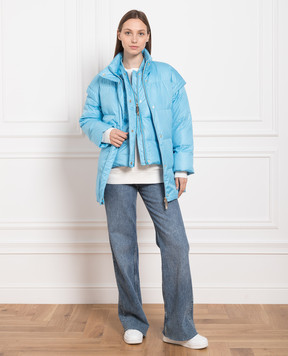 Be Florence Blue quilted vest PE234