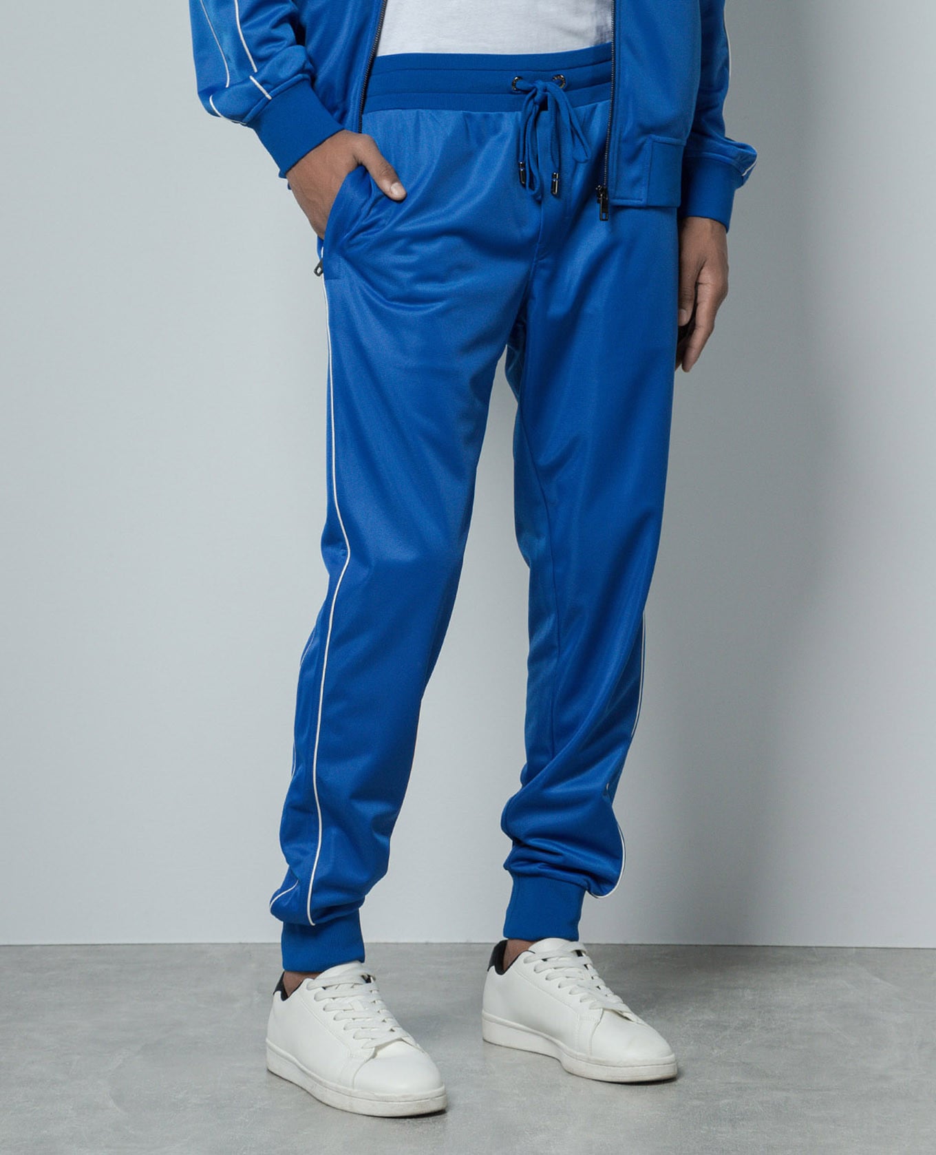 Blue sweatpants with logo Dolce&Gabbana 3