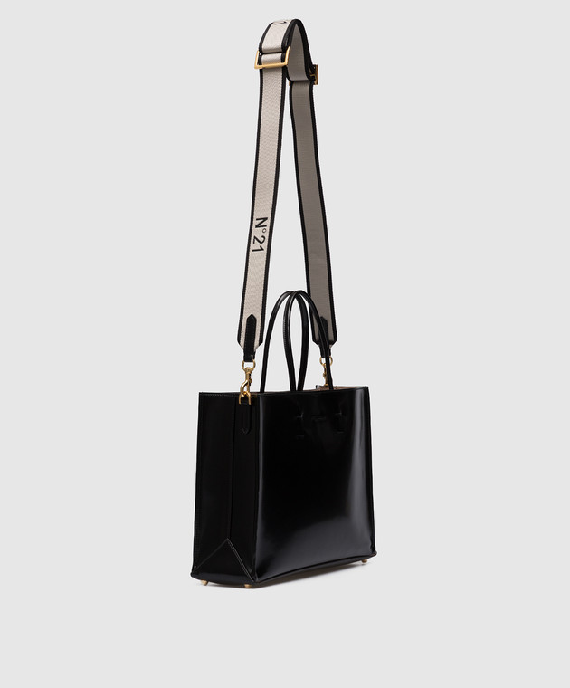 N21 - Black bag with contrasting logo 22IBP0102BS01 - shop with