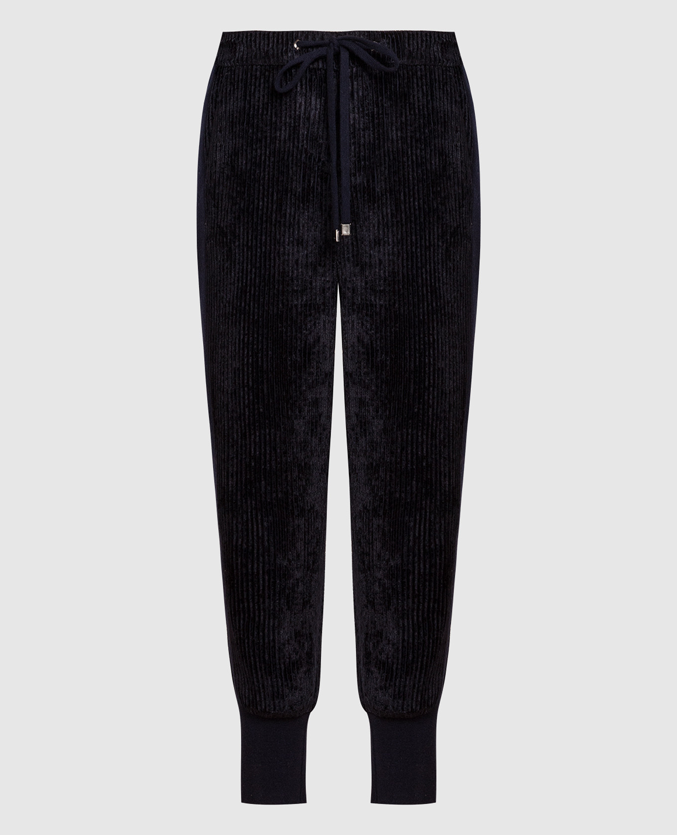 

Navy Velvet Joggers Peserico, Blue