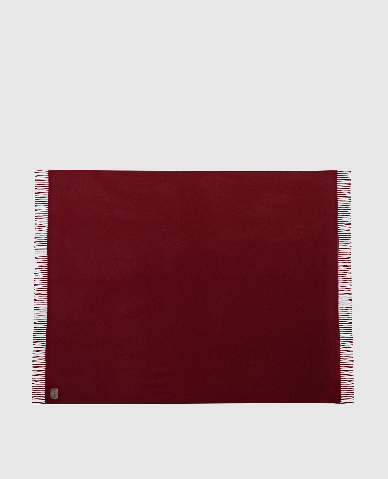 

Red Scharme plaid made of linen and cashmere Somma