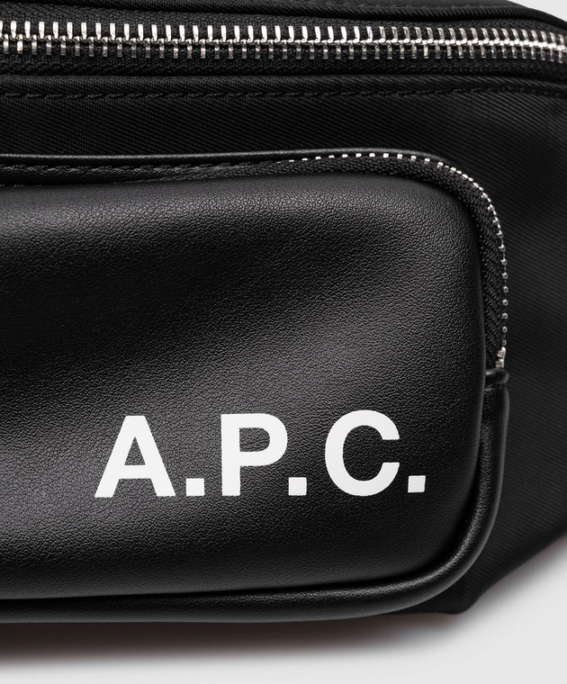 A.P.C Camden black combo waist bag with logo PAADYH62167 buy with Finland delivery at Symbol