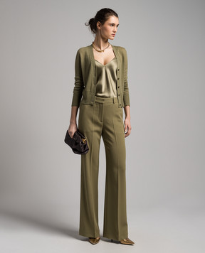 JOSEPH Khaki cashmere cardigan JF008200