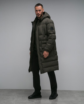 Stefano Ricci Green down coat with logo MDJ3300140PL001H