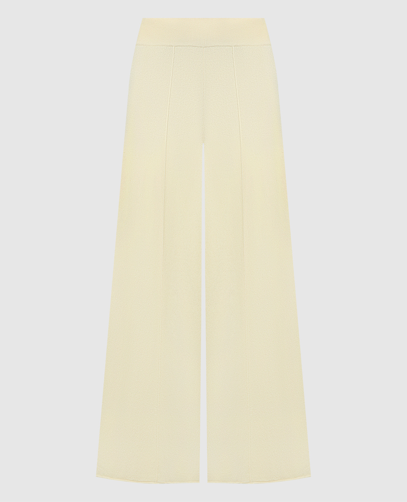Ilaria yellow cashmere pants LISA YANG