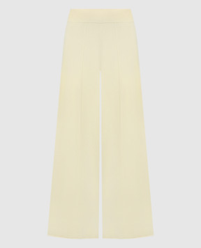 LISA YANG Ilaria yellow cashmere pants 2024106