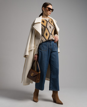 Etro Blue jeans with logo embroidery D118229574