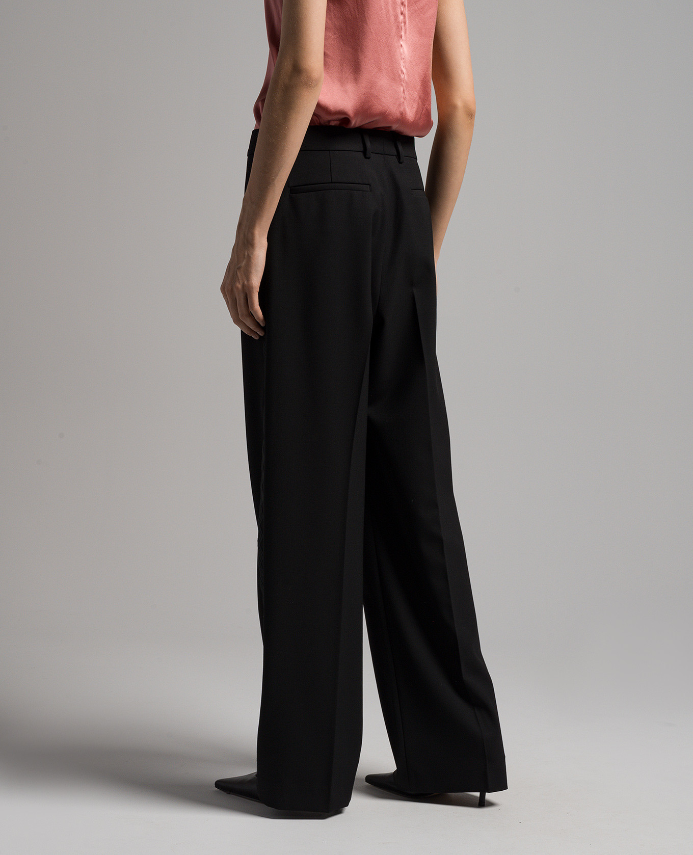 Black wool pants with stripes Missoni 4