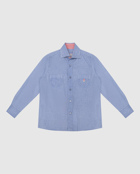 Stefano Ricci Children's blue shirt YC005330LX1986