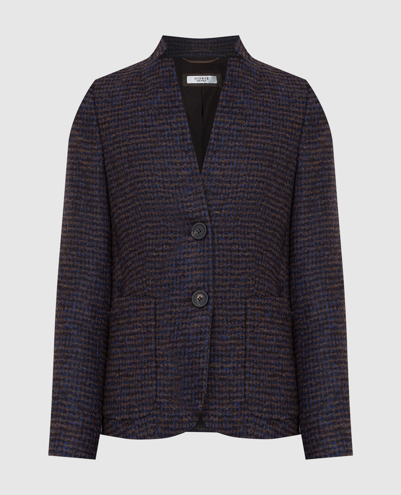 Blue jacket in a pattern peserico