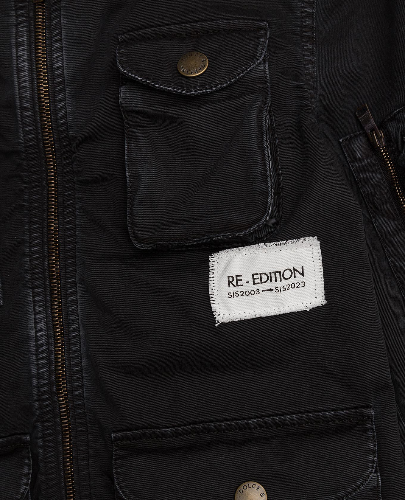 

Children's gray denim bomber jacket Dolce&Gabbana, Grey