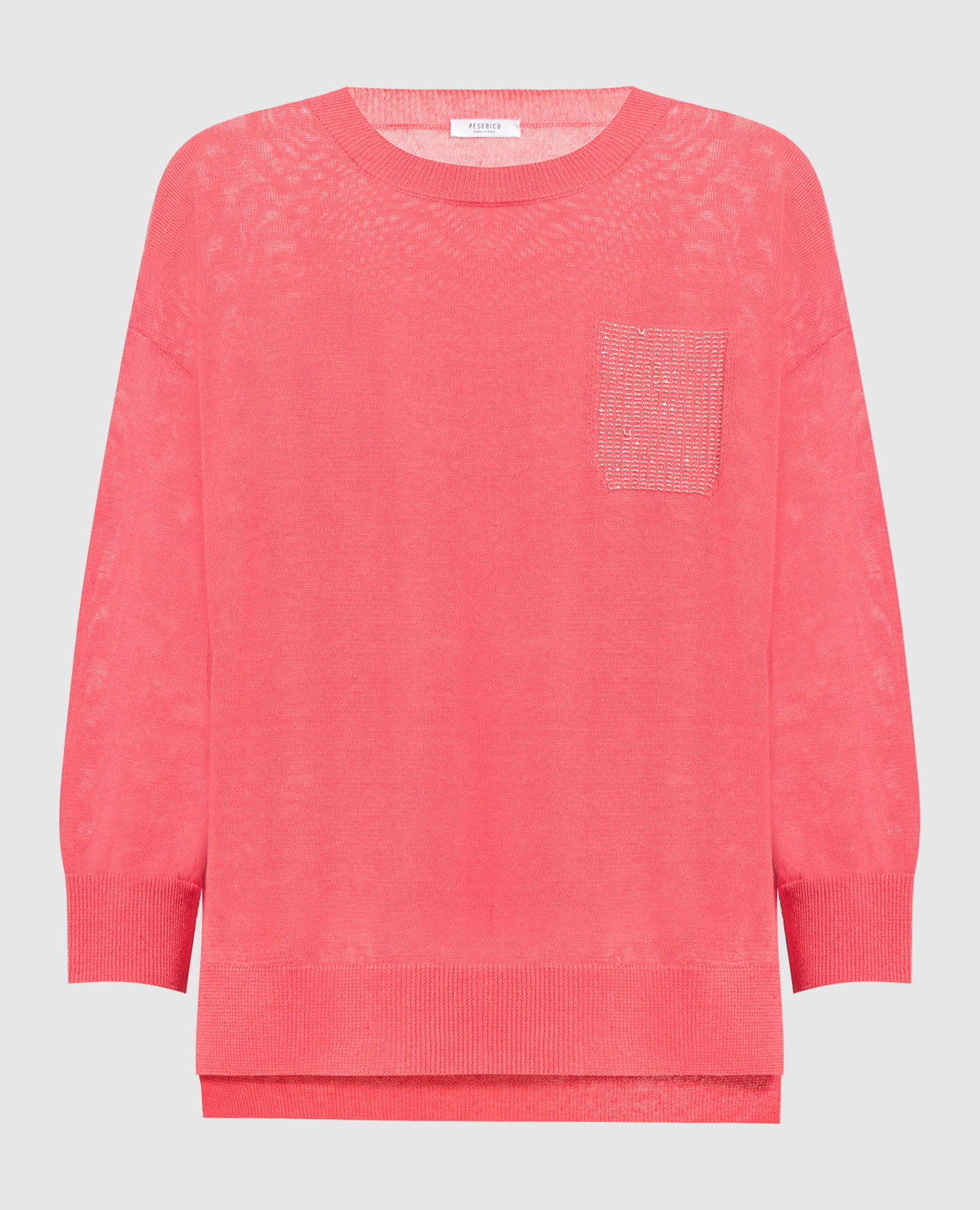 

Pink jumper with monil chain Peserico